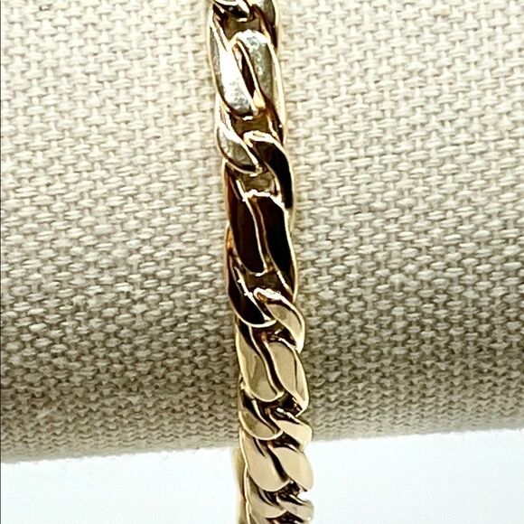 Leslie's 14k Men's Polished Link Bracelet - Picture 9 of 12